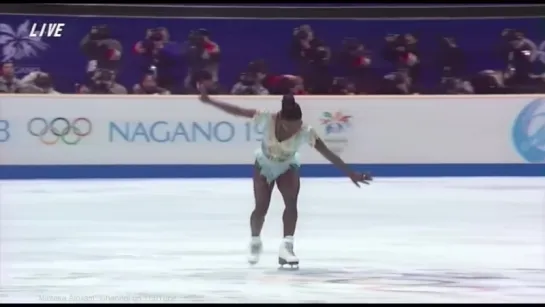 Surya Bonaly - 1998 Nagano Olympics - FS - The Four Seasons