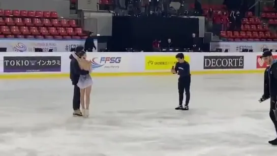 nate the eternal third wheel - - figureskating isu idf19 ifp2019 gpfigure nathanchen maria