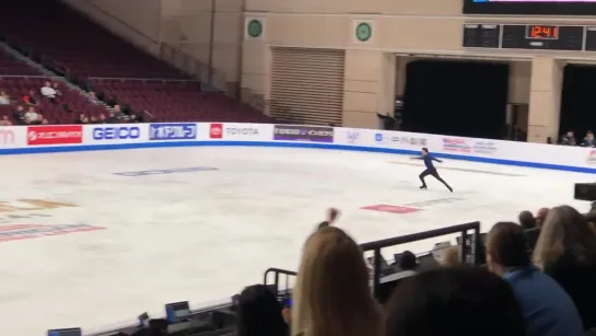 Nathan Chen - FS run-through - Skate America 2019 practice - 10-17-19