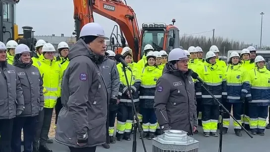 На ЛАЭС в Сосновом Бору залили первые кубометры бетона в основание энергоблока №7