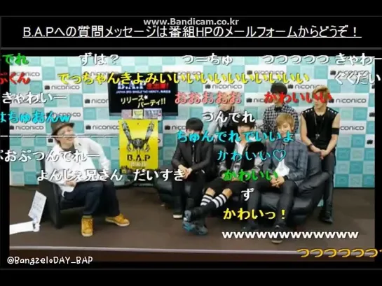 [01.04.14] B.A.P - NicoNico 3rd Single 'NO MERCY' Release Party Part 6