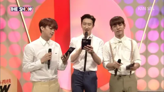 [15.03.16] SBS THE SHOW: Daehyun & Youngjae MC (cut)