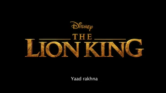 The Lion King - Rise Of The King - Shah Rukh Khan - Hindi - In Cinemas July 19