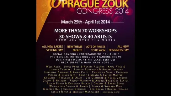 William & Oksana 5th Prague Zouk Congress 2014 demo 3