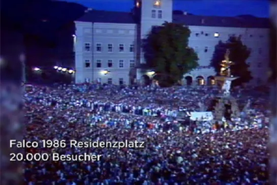 Выступление Фалько в Зальцбурге 10.08.1986