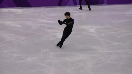 Yuzuru HANYU 0213 OG Practice SEIMEI