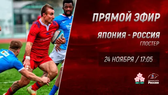 Прямая трансляция Россия vs Япония. Глостер. 24 ноября