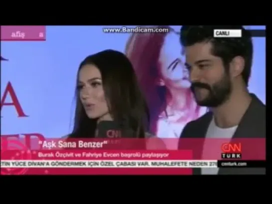 Fahriye Evcen&Burak Özçivit - CNN Türk Afiş