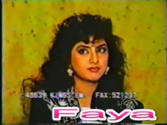 (Дивья Бхарти - Интервью / Divya Bharti - Pre Fame Interview)