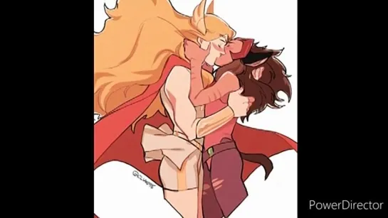 Адора и Катра юри _ Катрадора • Adora x Catra yuri _ Catradora