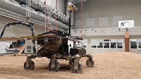 ExoMars rover twin begins Earth-based mission in ‘Mars Terrain Simulator'