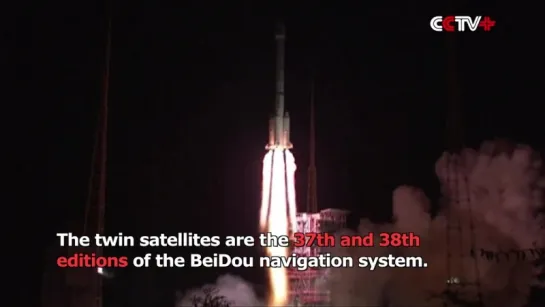 China Launches Twin BeiDou-3 Satellites