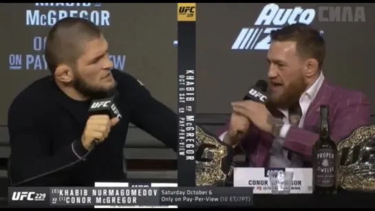 Пресс-конференция: #UFC229: Khabib vs. McGregor