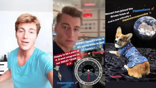 Алексей Воробьев в LA: Тренировка Моцарт Премьера Space Force Свадьбы и разводы TikTok Instagram Stories 15.05 - 01.06.2020