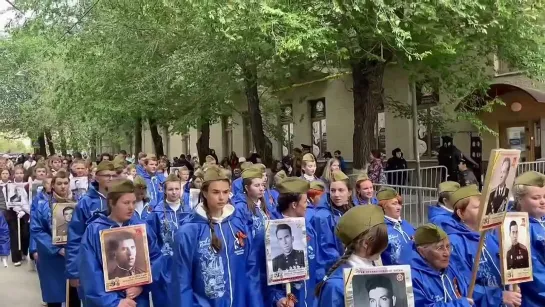 Река Бессмертного полка в Волгоградской области