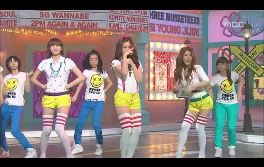 090606 SeeYa, Davichi, Jiyeon - Women's Generation @ Music Core