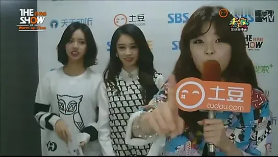 141104 Jiyeon, Hyeri @ MTV The Show Interview