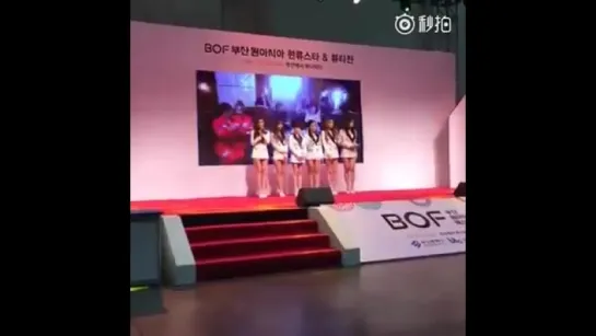 [FANCAM] 161004 T-ARA @ BOF Stage Greeting #3