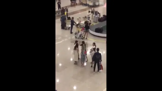 [FANCAM] 160805 T-ARA arrived to Shanghai 7