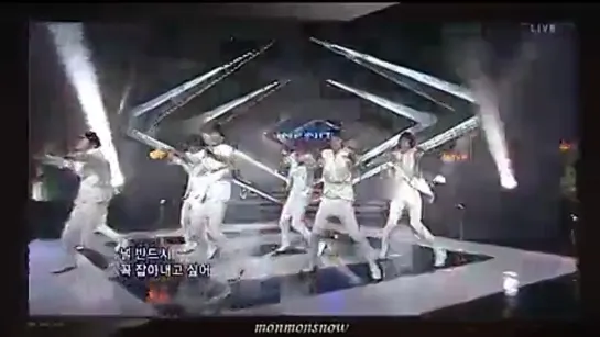 [INKIGAYO] INFINITE - Hysterie + BTD (Before The Dawn) Comeback Stage (January 9,2011)