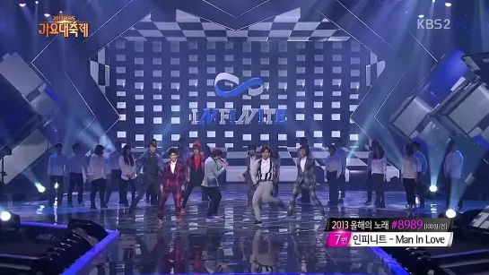 131227 Infinite - Man in Love @ KBS Gayo Daechukje.1080i