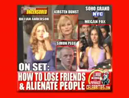 [How to lose friends and alienate People(on set)]