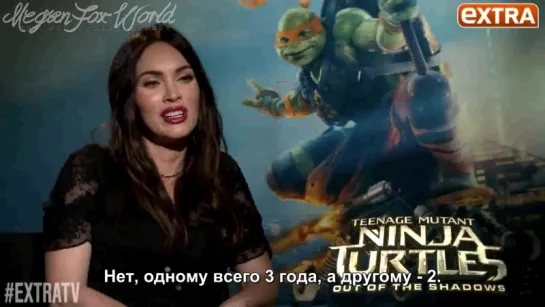 РУСС. СУБ - Май 2016 - ExtraTV: Megan Fox Dishes on Third Pregnancy and Father’s Day Plans with Brian Austin Green _ ExtraTV.com