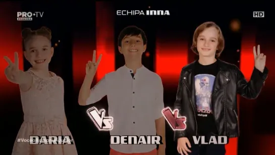 Daria, Denair, Vlad - The Lazy Song | Vocea Romaniei Junior 2018