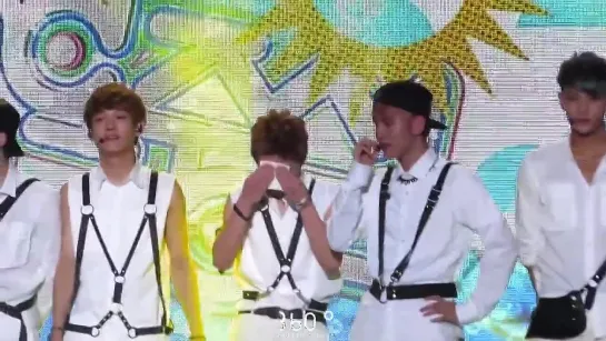 [FANCAM] 130810 ChenMin focus @ Music Core in Sokcho Rehearsal & Talk