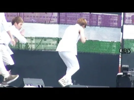 [FANCAM] 130810 EXO (Chen focus) @ Music Core in Sokcho Rehearsal