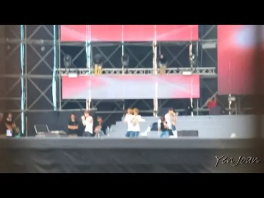 [EXO FANCAM] 120908 EXO-M - МАМА @ Tainan music festival Rehearsal