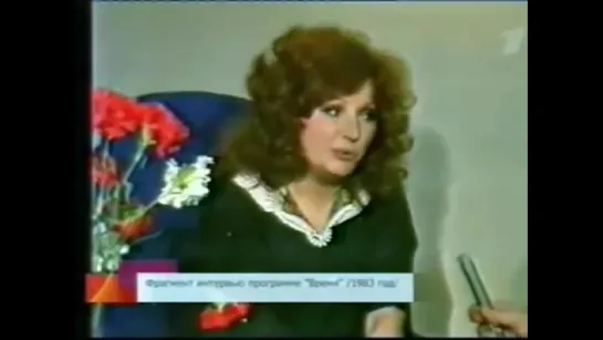 1983.Алла Пугачёва.Программа Время интервью