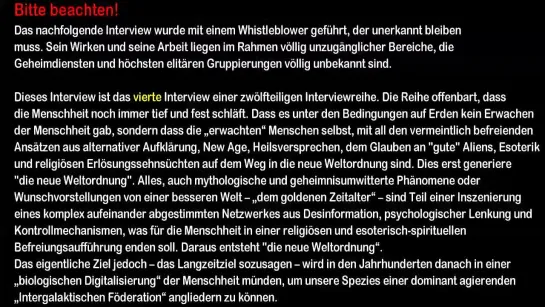 Esoterik, Religion und andere Kontrollmittel - Interview 1- Teil 4: Gedanken- Gefühlsmanipulationen