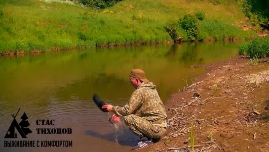 Выживание. Поход. Тест скорости закипания воды в титановой миски и в миски из нержавейки