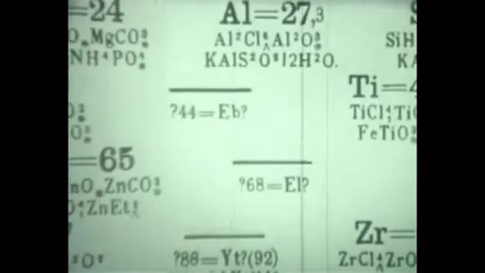 Химия Научфильм (11) Периодический закон Менделеева