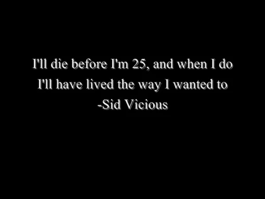 Sid Vicious' Final Interview