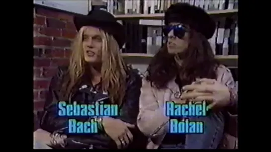 Skid Row - Interview from 1989 in Vancouver, Canada