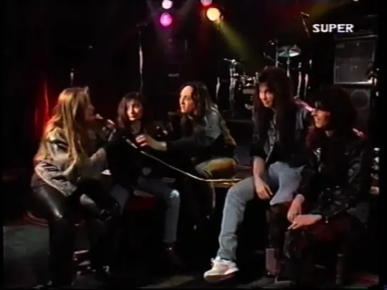 W.A.S.P. - interview Blackie at the Town and Country Club II, London (UK) April 1992 (also with Original Sin)