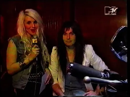 W.A.S.P. - interview Blackie at the Iron Maiden "Fear Of The Dark" album launch party in London (UK) April 1992