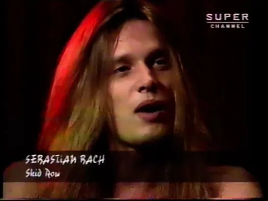 Skid Row - interview Sebastian at Idol Talk/All Mixed Up (Super Channel) 1991