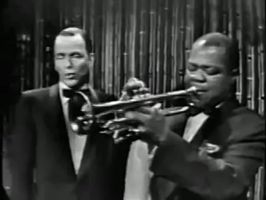 Sinatra and Louis Armstrong