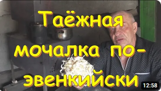 Таежная мочалка по эвенкийски.