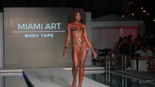 Miami Art Body Tape FULL SHOW _ Miami Swim Week 2023 "Женские штучки от Насти" (Колготки, чулки)