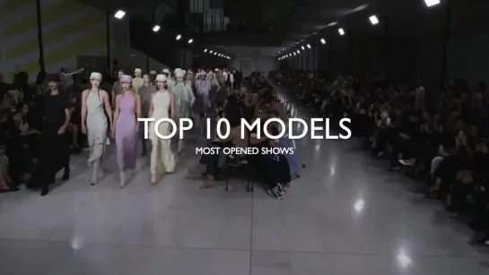 Top 10 Models_ Most Opened Shows - Spring_Summer 2020