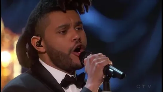 The  Weeknd performs  'Earned It' at 2016 Oscars