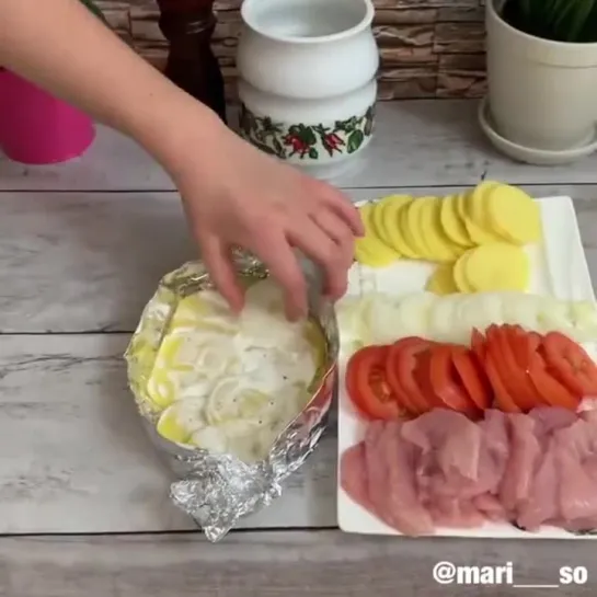 Картофельные лодочки с курицей