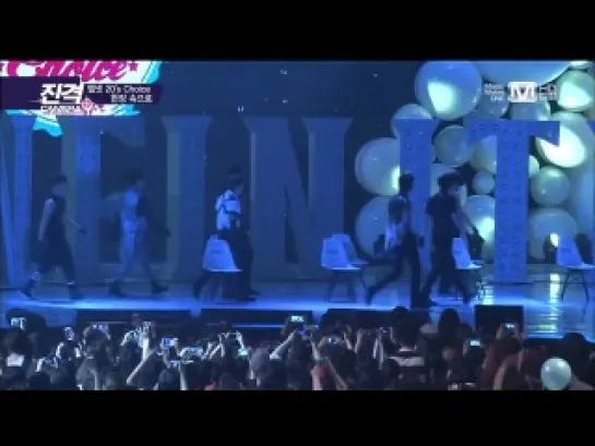 130722 Mnet Wide News • INFINITE 20's Choice Award • Backstage