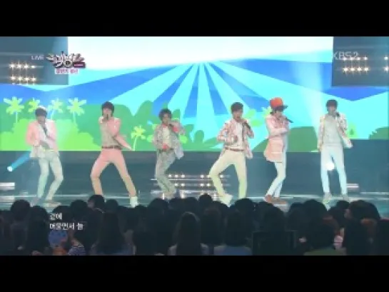 130705 Music Bank Half Year Special • INFINITE - Waiting Room & Man In Love