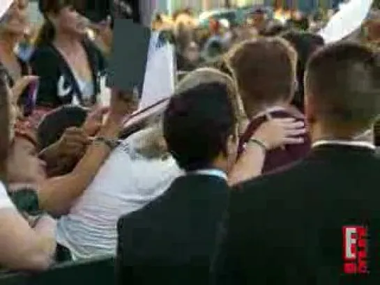 Robert on the red carpet at Eclipse LA Premiere - part 1