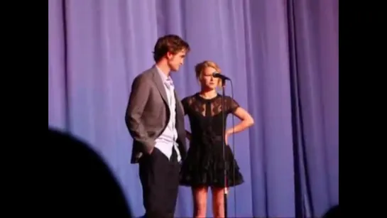 Rob Pattinson And Emilie de Ravin Introducing Remember Me At London UK Premiere, 17th March 2010